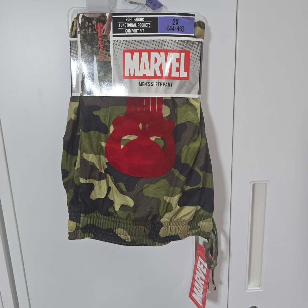Marvel Punisher Sleep Pant Size 2X Camo
